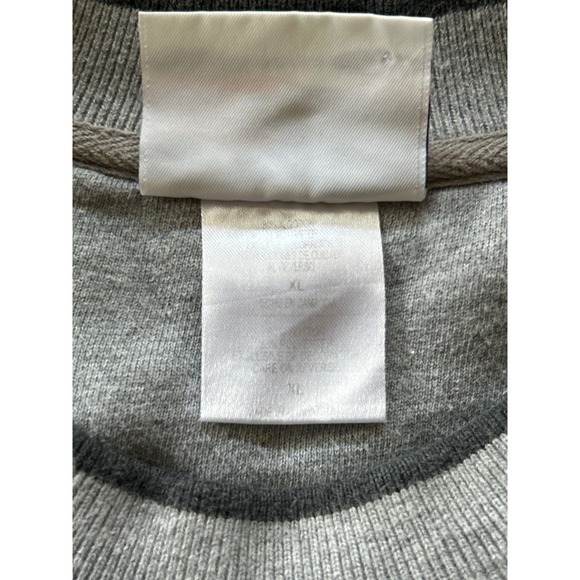 Vintage MC Sport Gray Sweatshirt Gambling Problem Funny Graphic Print Women's XL - Picture 4 of 6